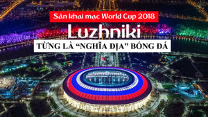 Sân khai mạc World Cup 2018 từng là 'nghĩa địa' bóng đá