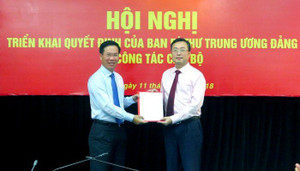 Phó chủ nhiệm Văn phòng Chủ tịch nước giữ chức Phó trưởng Ban Tuyên giáo TƯ