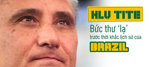 HLV Brazil viết tâm thư, thắp niềm tin từ đống tro tàn World Cup 2014