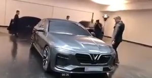 Lộ diện những hình ảnh đầu tiên được cho là ô tô Vinfast