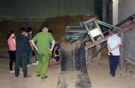 Bị cuốn vào băng tải, một công nhân thiệt mạng thương tâm