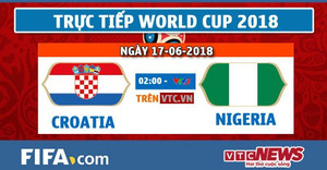 Video kết quả Croatia vs Nigeria, bảng D bóng đá World Cup 2018