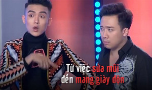 Video: Trấn Thành liên tục bị bóc mẽ sửa mũi, mang giày độn