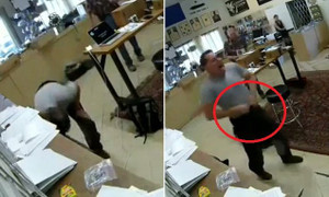 Clip: Giắt súng vào cạp quần, người đàn ông vô tình bắn trúng háng mình