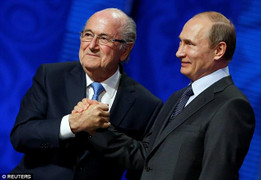 Tổng thống Putin đi xem bóng đá cùng vị khách đặc biệt do ông đích thân mời tới Nga