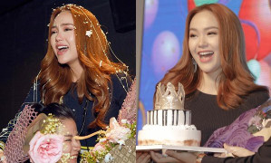 Minh Hằng bật khóc khi được hội bạn thân tổ chức sinh nhật