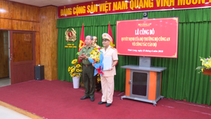 Phó Cục trưởng C52 làm Phó Giám đốc Công an tỉnh Vĩnh Long