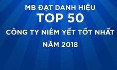 MB - Top 50 công ty niêm yết tốt nhất Việt Nam 2018