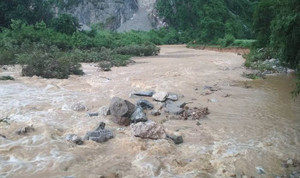 Tìm thấy thi thể thiếu uý Công an Quảng Ninh bị lũ cuốn trôi