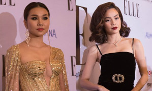 Thanh Hằng khoe khéo ngực đầy, Hồ Ngọc Hà tình tứ bên Kim Lý