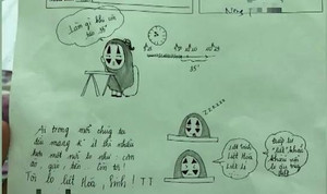 Những tờ giấy nháp siêu độc, lạ của thí sinh thi THPT Quốc gia 2018