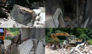 Cận cảnh đống đổ nát tan hoang từng là sào huyệt của trùm ma tuý khét tiếng vừa bị tiêu diệt