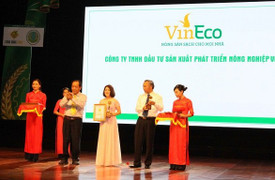 VinEco đạt danh hiệu Thương hiệu Vàng Nông nghiệp Việt Nam
