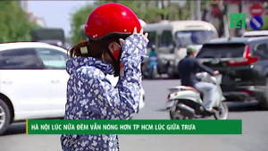 Hà Nội lúc nửa đêm vẫn nóng hơn TP.HCM lúc giữa trưa