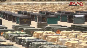 Cận cảnh kho vũ khí khổng lồ của phiến quân mới bị quân đội Syria thu giữ