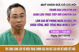 Khản tiếng, mất giọng mùa World Cup, giải pháp là đây!