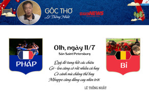 Tiến sĩ Lê Thống Nhất dự đoán Pháp vs Bỉ: Chiến thắng cho 'quỷ đỏ'