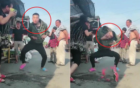 Clip: Thanh niên nhảy dẻo như tháo khớp khiến người xem hú hồn bỏ chạy