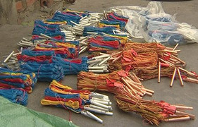 Bắt giữ gần 1 tạ thuốc nổ ở Hạ Long