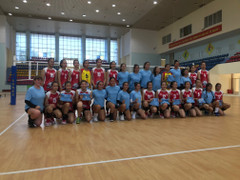 Vận động viên bóng chuyền Mỹ giao lưu tại Việt Nam