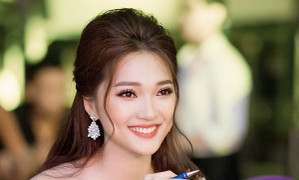 Cận cảnh nhan sắc nữ PG gây chú ý tại sơ khảo phía Bắc Hoa hậu Việt Nam 2018