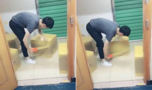 Clip: Thanh niên gói hàng tốc độ 'sấm sét' khiến dân mạng há hốc mồm