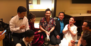 Trấn Thành cùng dàn nghệ sĩ 'lầy lội' dự đoán kết quả World Cup 2018 bằng dép