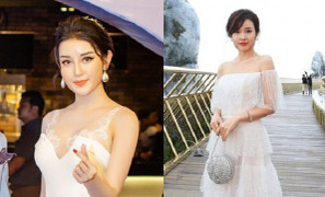 Á hậu Huyền My, Midu đẹp hết phần người khác khi cùng diện váy trắng