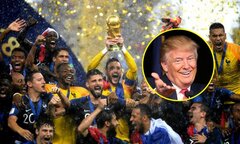 Tổng thống Trump khen Pháp đá phi thường, chúc mừng Nga tổ chức World Cup thành công