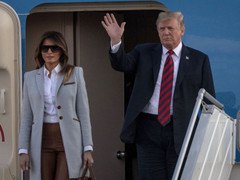 Những hình ảnh đầu tiên của Tổng thống Trump tại Phần Lan trước hội đàm với Tổng thống Putin