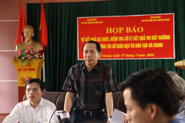 VIDEO Trực tiếp: Họp báo công bố sai phạm về điểm thi ở Hà Giang