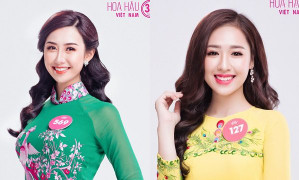 Thí sinh Hoa hậu Việt Nam 2018 dịu dàng trong tà áo dài