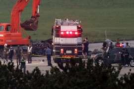 Trực thăng quân sự Hàn Quốc bốc cháy sau khi lao xuống đất, 5 người thiệt mạng