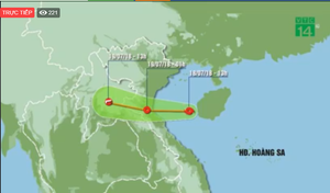 VIDEO Trực tiếp: Tin mới nhất bão số 3 Sơn Tinh