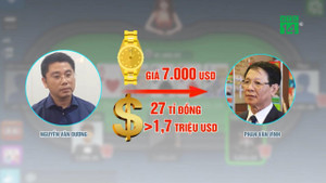 Cựu Trung tướng Phan Văn Vĩnh được trùm cờ bạc hối lộ những gì?