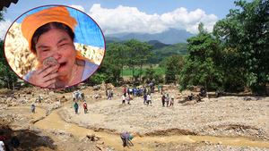 Lũ ống kinh hoàng ở Yên Bái: Người mẹ hai tay bế hai con chạy lũ bị cuốn trôi