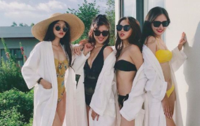 Hotgirl World Cup rủ nhau khoe dáng trong bikini mà không có Trâm Anh