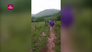 Video: Hiện trường rơi máy bay quân sự ở Nghệ An