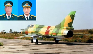 Máy bay Su-22 rơi ở Nghệ An: Truy thăng quân hàm cho 2 phi công hy sinh
