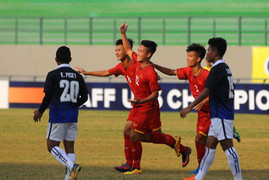 Trực tiếp U16 Việt Nam vs U16 Đông Timor giải U16 Đông Nam Á 2018