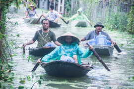 Hơn 6.000 người phải sơ tán do ngập lụt ở Chương Mỹ, Hà Nội