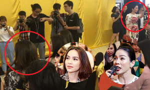 Cùng xuất hiện chúc mừng Mr. Đàm nhưng Lệ Quyên - Hồ Ngọc Hà vẫn ngó lơ nhau