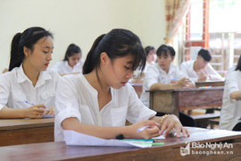 Nghệ An: 63 bài thi được nâng điểm, 32 bài bị hạ điểm sau khi chấm phúc khảo