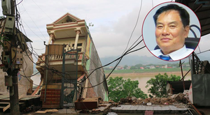 'Hà bá' sông Đà nuốt hàng loạt nhà dân ở Hoà Bình: Chuyên gia nói 'do nhiều nguyên nhân cộng hưởng'