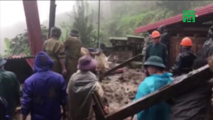 Lai Châu: Sạt lở đất vùi lấp nhà dân, 6 người chết