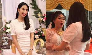 Thủy Tiên bí mật về tận Long An dự đám cưới của fan thân thiết