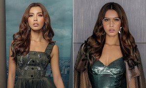 Fan thích thú với loạt ảnh Minh Tú diện váy ôm sát khoe vóc dáng nóng bỏng