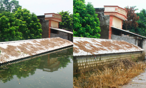 Ảnh: Rốn lũ Hà Nội thay đổi không ngờ sau nửa tháng chìm trong biển nước