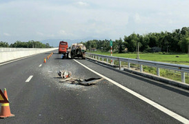 Chưa chính thức vận hành toàn tuyến, tai nạn đã xảy ra trên cao tốc Đà Nẵng - Quảng Ngãi