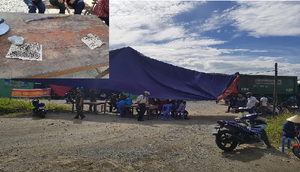 Dân mang bẫy ruồi, dựng rạp chặn cổng nhà máy rác gây ô nhiễm